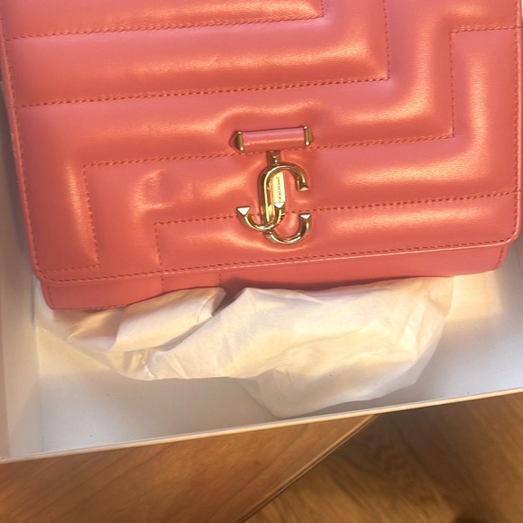 Jimmy Choo Pink Quilted Crossbody Bag - Picture 3 of 4